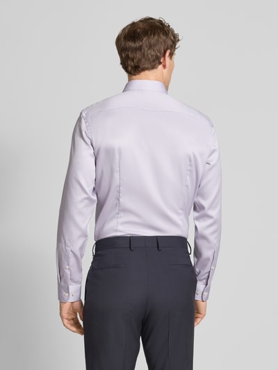 Jake*s Slim Fit Business-Hemd mit Kentkragen Metallic Lila 5