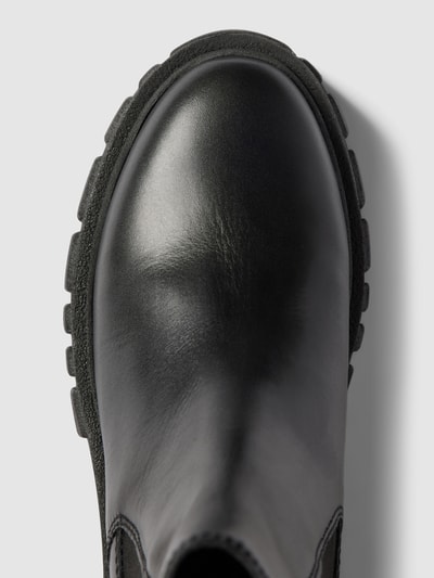 Marc O'Polo Chelsea Boots aus Leder-Mix mit Label-Prägung Black 4