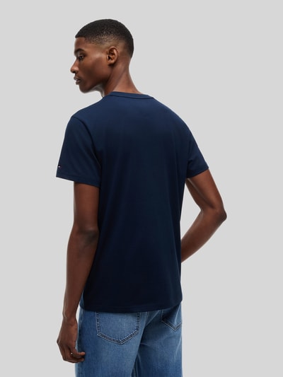 Tommy Jeans Slim Fit T-Shirt aus reiner Baumwolle Marine 5