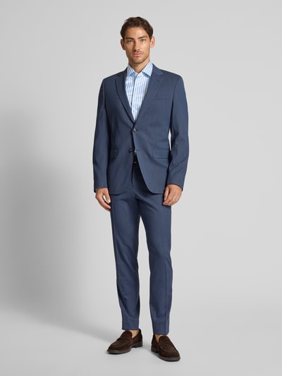 ETERNA Slim fit zakelijk overhemd met knoopsluiting Bleu - 1