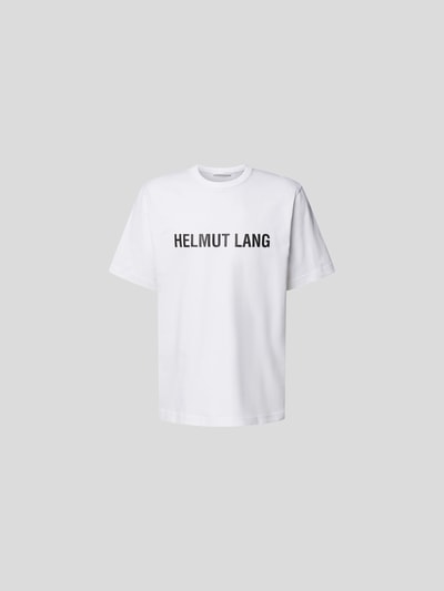 Helmut Lang T-Shirt mit Label-Print Weiß 2