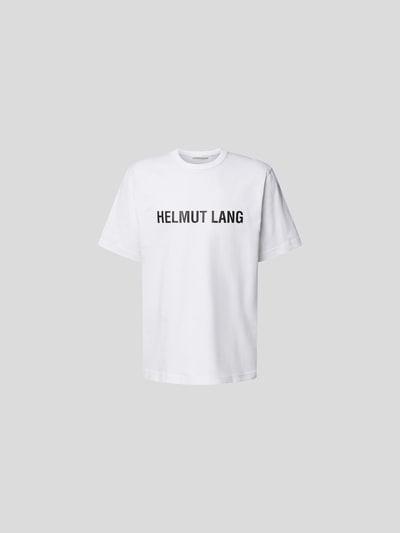 Helmut Lang T-Shirt mit Label-Print Weiss 2