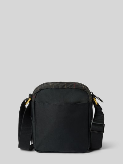 Barbour Wasserabweisende Umhängetasche mit Label-Patch Anthrazit 4