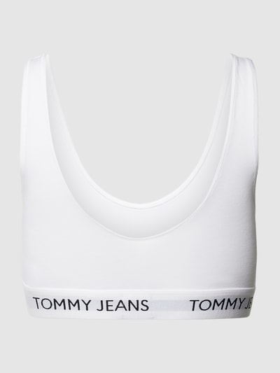 TOMMY HILFIGER Bralette mit Logo-Saum Modell 'HERITAGE' Weiss 3