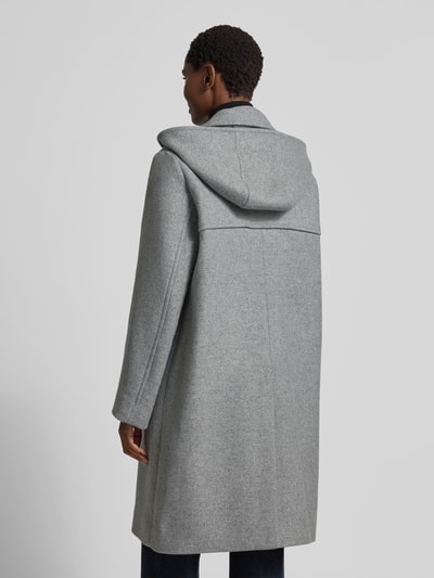 Barbour Comfort Fit Dufflecoat aus Woll-Mix Modell 'MELODY' Hellgrau Melange 5