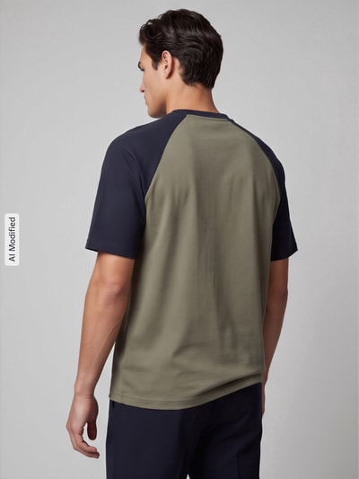 ONLY & SONS Relaxed Fit T-Shirt aus reiner Baumwolle Modell 'HEATON' Oliv 5