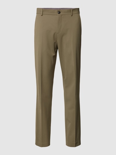 SELECTED HOMME Pantalon met persplooien, model 'LIAM' Groen - 2