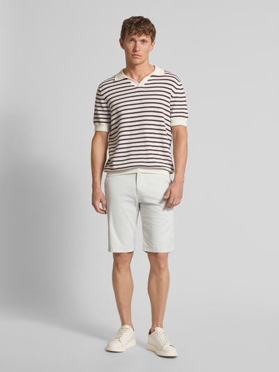 Tom Tailor Denim Regular fit bermuda's van katoenmix Lichtgrijs - 1