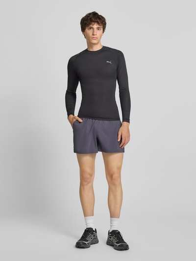 PUMA Performance Regular Fit Sportshorts mit Logo-Print Modell 'TAD ESSENTIALS' Graphit 1
