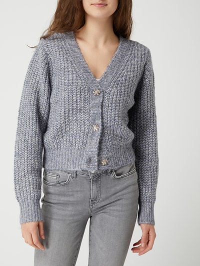 Soaked in Luxury Cardigan mit Alpaka-Anteil Modell 'Randi' Rauchblau 4