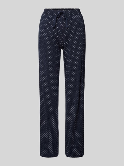 Schiesser Pyjama-Hose mit Blockstreifen Blau 1