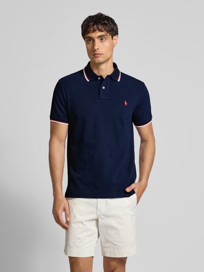 Polo Ralph Lauren Koszulka polo z wyhaftowanym logo Granatowy 4