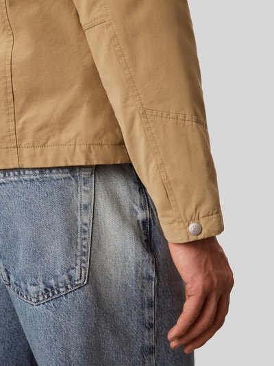 Calvin Klein Jeans Kurtka koszulowa z czystej bawełny w kroju regular fit Beżowy 6