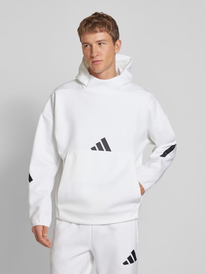 ADIDAS SPORTSWEAR Hoodie met kangoeroezak Wit - 4