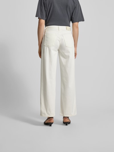 Anine Bing Wide Fit Jeans im 5-Pocket-Design Ecru 5