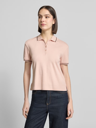 Jake*s Casual Regular Fit Poloshirt aus Baumwolle Hellrosa 4