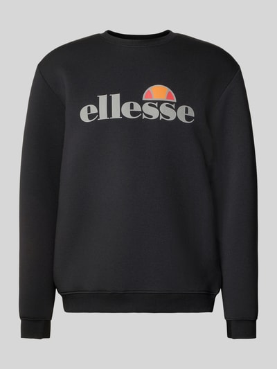 Ellesse Sweatshirt mit Label-Print Modell 'CORVARO' Black 2