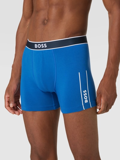 BOSS Boxershort met labeldetail Blauw - 3