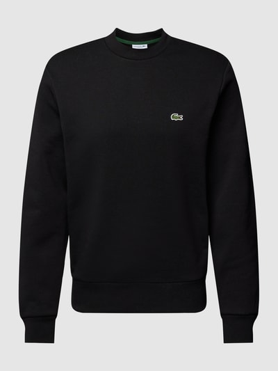 Lacoste Sweatshirt in Melange-Optik Black 2