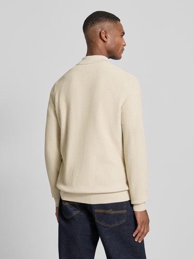 Lindbergh Strickjacke mit Knopfleiste Sand 5