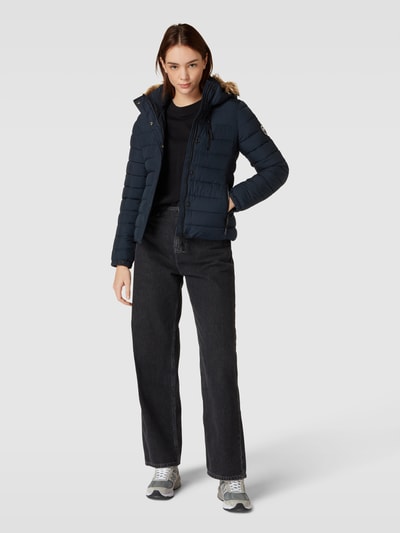 Superdry Steppjacke mit abnehmbarer Kapuze Bleu 1