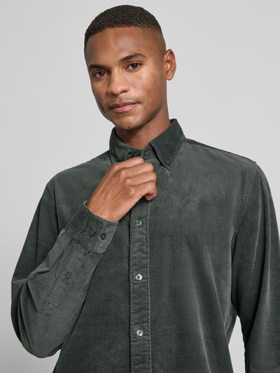 Marc O'Polo Regular Fit Freizeithemd aus reiner Baumwolle Graphit 3