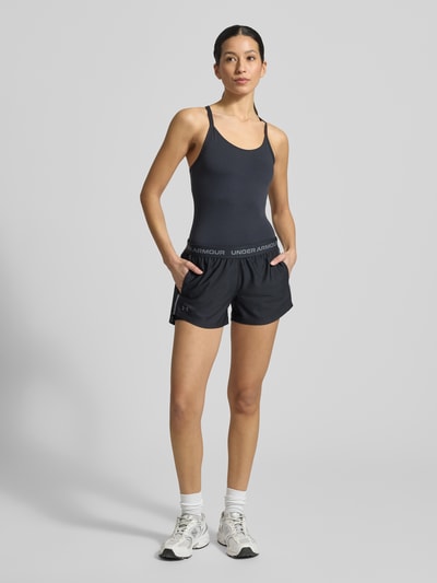 Under Armour Short met elastische band en logo Zwart - 1