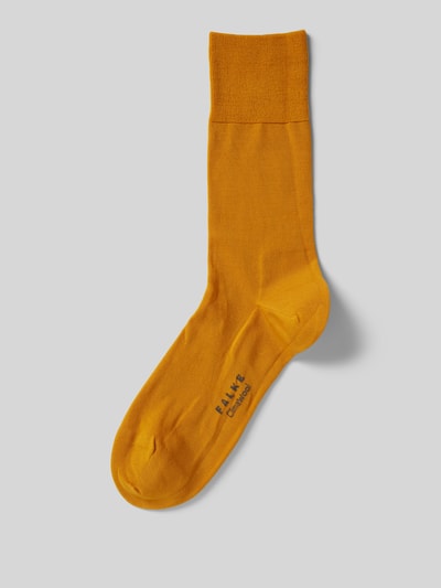 Falke Socken mit Label-Stitching Senf 1