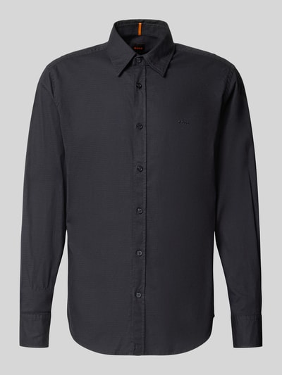 BOSS Orange Regular Fit Freizeithemd aus Baumwoll-Mix Modell 'RELEGANT' Black 2