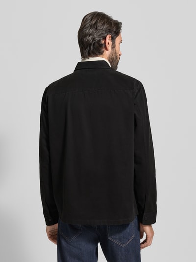 BOSS Orange Regular Fit Hemdjacke aus reiner Baumwolle Modell 'M_LORUM' Black 5
