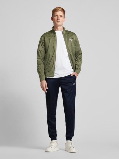 EA7 Emporio Armani Trainingspak met labelprint Olijfgroen - 1