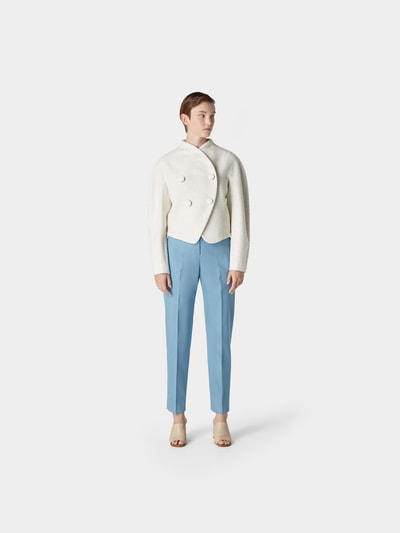 Proenza Schouler Blazer mit Schmuckknöpfen Weiss 1