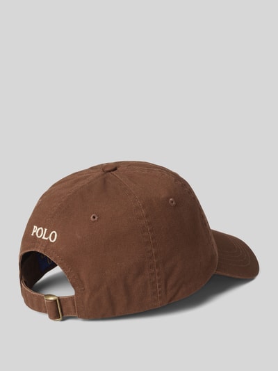 Polo Ralph Lauren Cap aus reiner Baumwolle Dunkelbraun 3