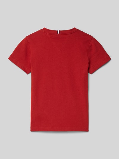 Tommy Hilfiger Teens T-shirt met ronde hals Rood - 3