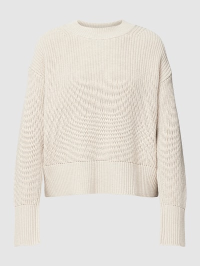 Marc O'Polo Strickpullover mit überschnittenen Schultern Sand Melange 2