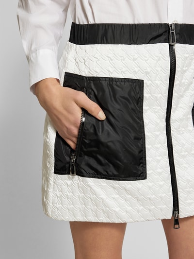 Marc Cain Minirok met ritszakken Offwhite - 3