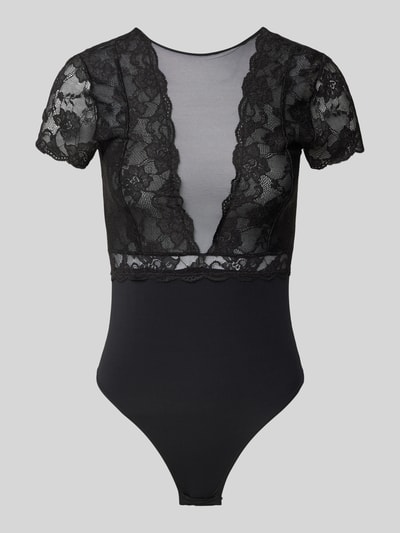 Pieces Body aus Mesh und Spitze Modell 'Sicca'  Black 2