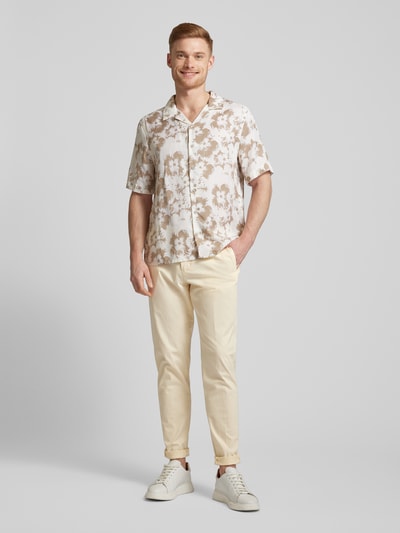 Tommy Hilfiger Slim Fit Chino mit Paspeltaschen Modell 'CHELSEA' Offwhite 1