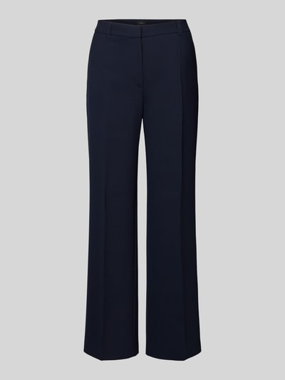 Produktfoto, Spodnie z kantami 'Hose mit Bügelfalten' od s.Oliver BLACK LABEL, mieszanka wiskozy z dodatkiem streczu, prosty krój, jednokolorowe.