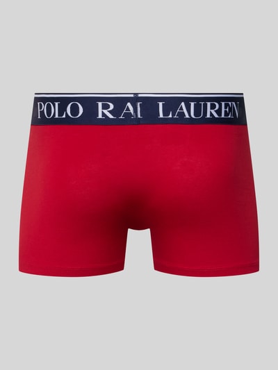 Produktfoto, Trunks aus Baumwoll-Mix mit Polo Bear von Polo Ralph Lauren Underwear, Optik: Unifarben, Label-Bund, Bundabschluss: elastisch, Material: Baumwoll-Mix