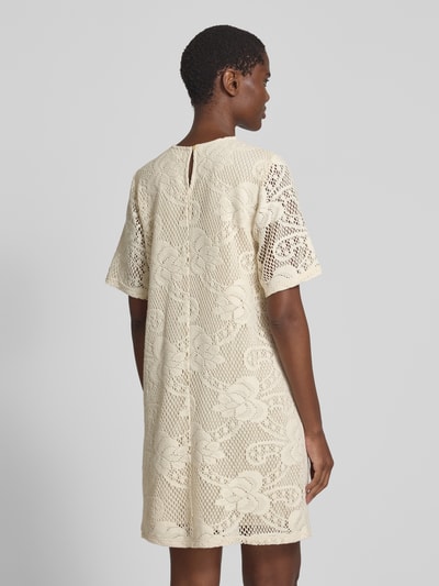 Jake*s Collection Mini-jurk met halflange mouwen Ecru - 5