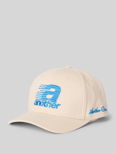 ANOTHER COTTON LAB Basecap mit Label-Stitching Beige 1