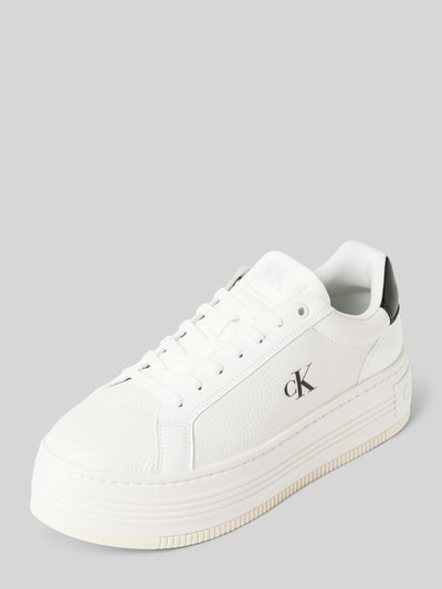 Calvin Klein Jeans Sneaker mit Schnürverschluss Weiss 1