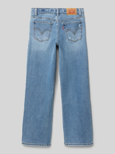 Levi’s® Kids Jeansy z szeroką nogawką i naszywką z logo Niebieski 3