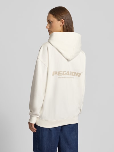 Pegador Oversized Hoodie mit Logo-Print Modell 'Atna' Offwhite 5
