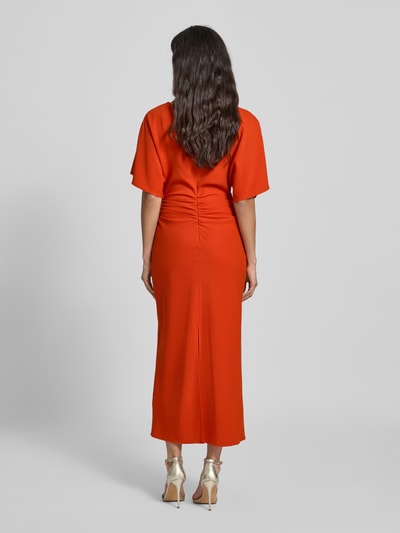 Staud Maxi-jurk met boothals, model 'AMELIE' Oranje - 5