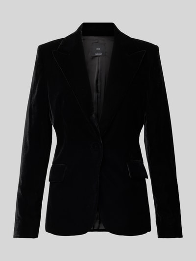 Mango Regular Fit Blazer mit Reverskragen Modell 'COMBI' Black 2