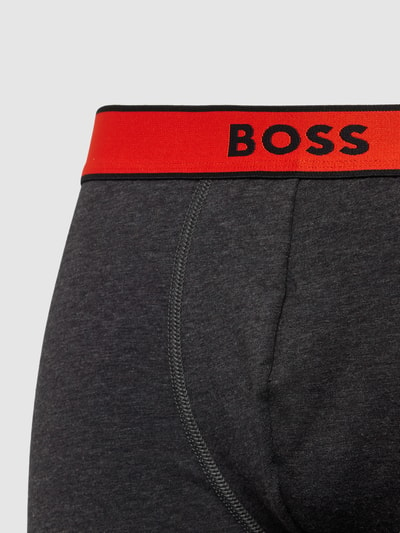 BOSS Boxershort in two-tone-stijl met elastische band Donkergrijs - 2