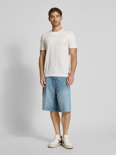 JOOP! Collection T-shirt męski JOOP! Collection;Czysta bawełna;Dopasowany fason;Model ‘Berno’;Okrągły dekolt ;Długość tyłu w rozmiarze M: 72 cm Złamany biały 1