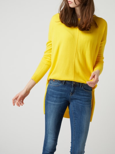 Noisy May Pullover mit verlängerter Rückseite Gelb 3